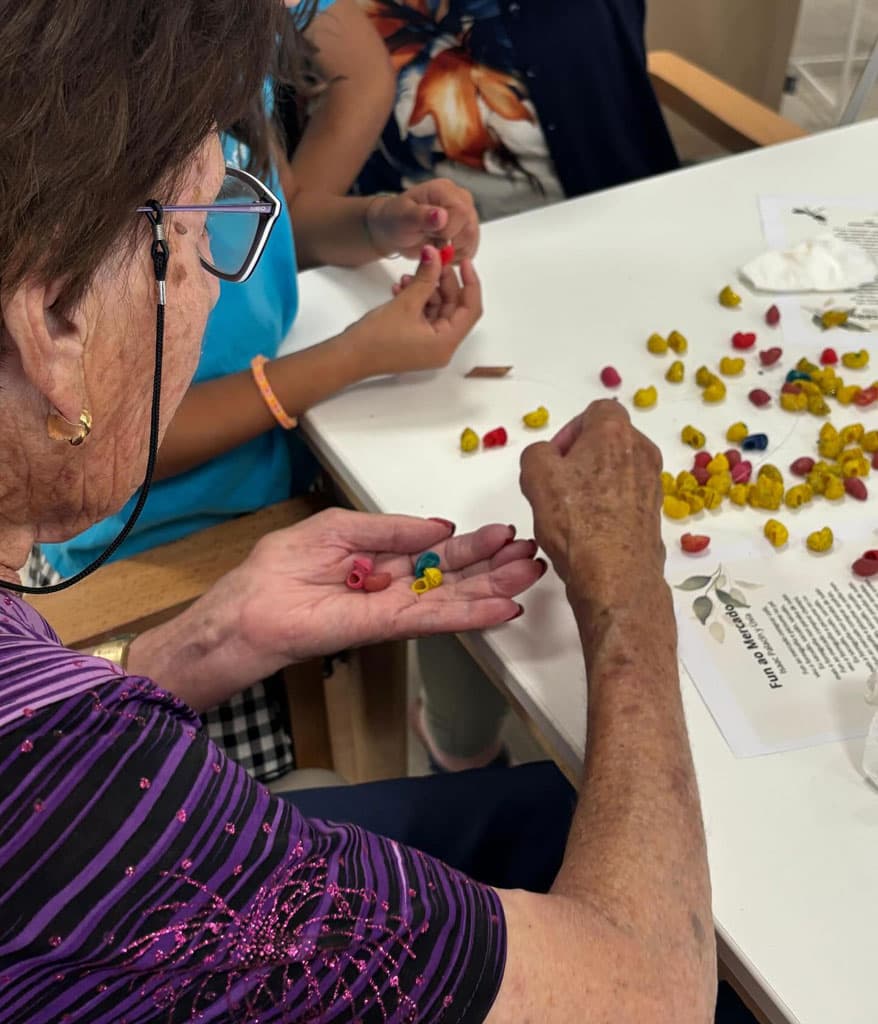 Profesionales en centro de día para mayores en el Salnés